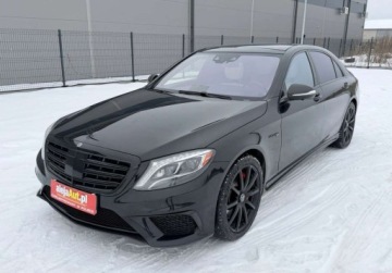 Mercedes Klasa S W222 Limuzyna wersja długa AMG S 63 AMG 585KM 2017 Mercedes-Benz Klasa S 4x4 S63 AMG 5.5 Benz 585 KM 2017r Bezwypadkowy Wa, zdjęcie 2