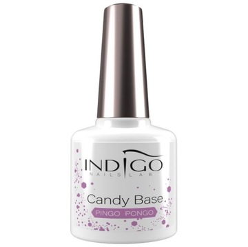 Indigo baza hybrydowa z drobinkami do zdobień Pingo Pongo Candy Base 7ml
