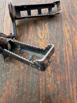 комплект подножек рамные колышки yamaha yfm 350 raptor 04-13