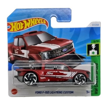 Hot Wheels 2024 '19 FORD F-150 LIGHTNING CUSTOM HW Green Speed HTB82