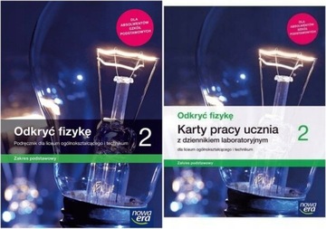 Odkryć fizykę 2 LO LO KOMPLET ZP PODR.+ KARTY