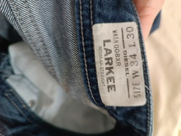 Diesel Larkee 34/32 klasyczne świetne jeansy