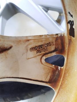 4× DISK HLINÍK AUDI 8W0601025K 7.5" X 17" 5X112