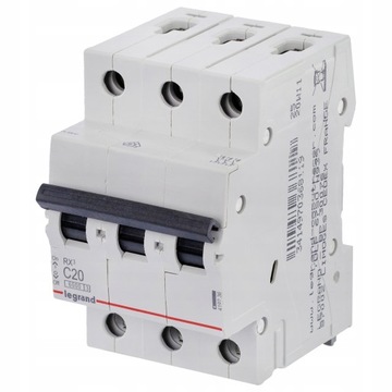 Предохранитель максимального тока LEGRAND RX3 20A 419236 3P3F