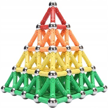 МАГНИТНЫЕ БЛОКИ 158 ЭЛЕМЕНТОВ ФОРМА ЧЕМОДАНА