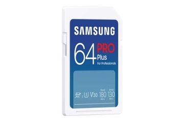 Карта памяти Samsung SDXC PRO Plus 2023 64 ГБ V30