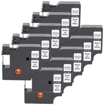Zestaw 10 Kaset do DYMO D1 45013 12mm 7m LM160