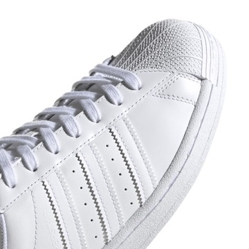 Buty sportowe trampki adidas Superstar Originals skórzane białe 44 2/3