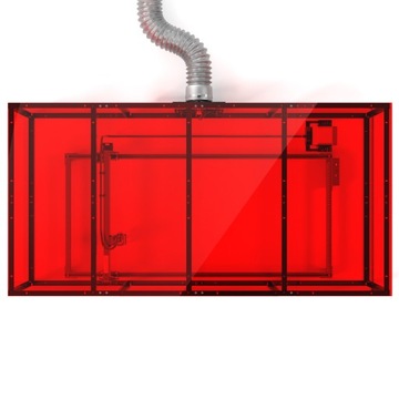Grawerka Laserowa Skrzynka oddymiająca 144x72x36cm