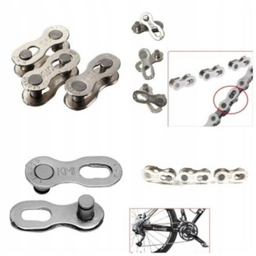 КОЛПАЧКИ ​​СТАЛЬНОЙ ЦЕПИ, 5 ПАР, 10 РЯДОВ, СЕРЕБРЯНЫЕ