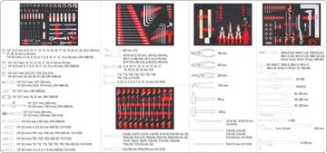 ИНСТРУМЕНТАЛЬНЫЙ ШКАФ YT-55290 ТЕЛЕЖКА 212 YATO Tools