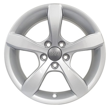 4× DISK HLINÍK AUDI OE 6.0" X 16" 5X100 ET 30