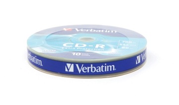 Verbatim CD-R 700 МБ 10 шт. Дополнительная защита
