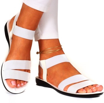 SANDAŁY SPORTOWE DAMSKIE Z GUMECZKAMI WYGODNE