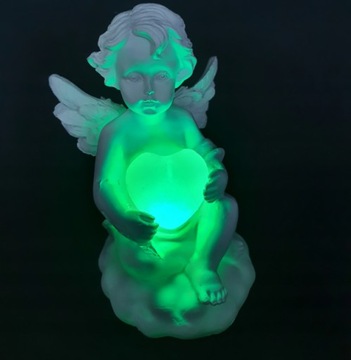 СВЕЧА-ВСТАВКА АНГЕЛ МАЛЕНЬКИЙ АНГЕЛ СВЕТОДИОДНАЯ ФИГУРКА ДЛЯ МОГИЛЫ