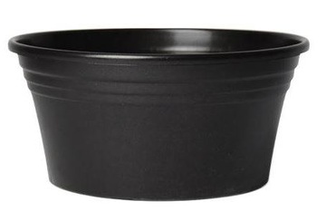 Miska IRYS Donica płaska 25cm GRAFIT
