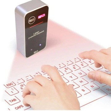 Przenośne wirtualne lasery Bluetooth bezprzewodowa klawiatura projekcyjna d