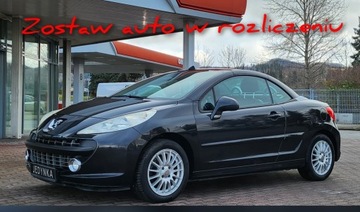 Peugeot 207 CC 1.6 VTi 120KM 2008 Peugeot 207 CC Cabriolet z twardym dachem KLIMA MOZLIWA ZAMIANA 1.6 120KM