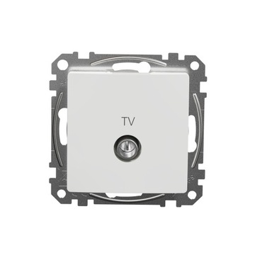 SCHNEIDER SEDNA DESIGN GNIAZDO TV KOŃCOWE BIAŁY