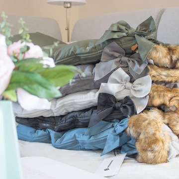 ТЕПЛЫЙ СПАЛЬНИК ДЛЯ КОЛЯСКИ, ГОНДОЛЬНЫХ САНОК С МЕХОМ СПАЛЬНЫЙ МЕШОК ПРЕМИУМ 4В1 90 см