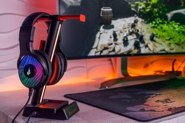 Подставка для наушников SureFire Vinson N1 RGB, черная