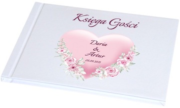Pudełko na obrączki koperty księga gości serca