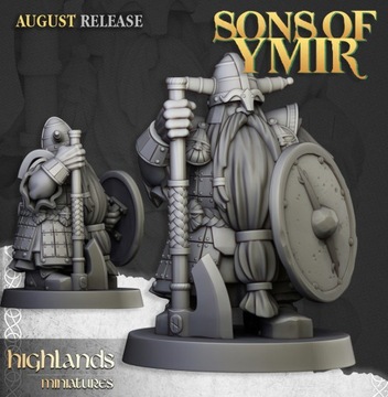 Dwarf Veterans #3 AS Highlands Miniatures