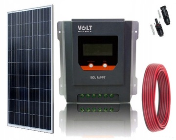 Panele słoneczne do kampera zestaw 180W MPPT 10A