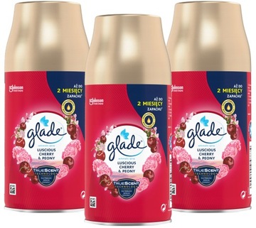 GLADE Odświeżacz automatyczny wiśnia piwonia zapas