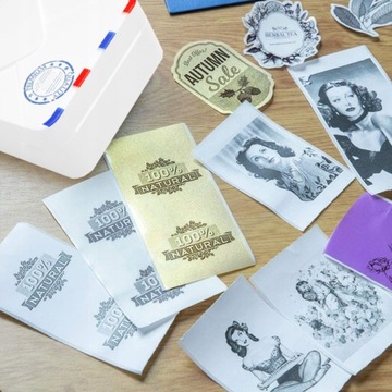 Mini drukarka przenośna termiczna Phomemo M02S 300 DPI zdjęć notatek nauki