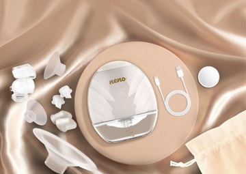 Одинарный молокоотсос NENO Perla Белый