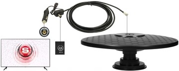 ANTENA DVB-T DVB-T2 DVB T 2 DOOKÓLNA KAMPER BUS NOWY STANDARD HEVC 12V 24V