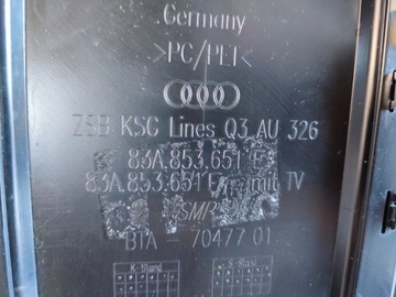 AUDI Q3 83A MASKA MŘÍŽKA 83A853651E