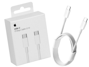 ОРИГИНАЛЬНОЕ ЗАРЯДНОЕ УСТРОЙСТВО ДЛЯ Apple IPHONE, БЛОК ПИТАНИЯ + КАБЕЛЬ USB C – USB type C, 2 м