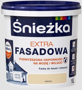 Śnieżka EXTRA FASADOWA 1L Beżowa