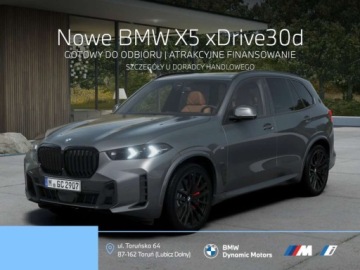 BMW X5 G05 SUV Facelifting 3.0 30d 298KM 2026 BMW X5 xDrive30d 298 KM mHEV - Gotowy do Odbioru - Pakiet M Pro - Kamery 3