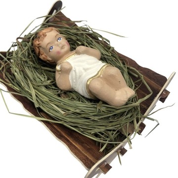 Младенец Иисус на сене в яслях