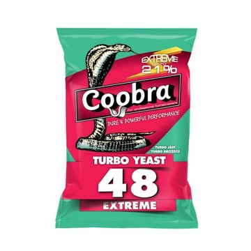 DROŻDŻE COOBRA TURBO YEAST 48 POŻYWKA WITAMINY 21%