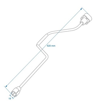 КЛЮЧ ДЛЯ КЕМПИНГОВОГО ПРИЦЕПА 19 ММ