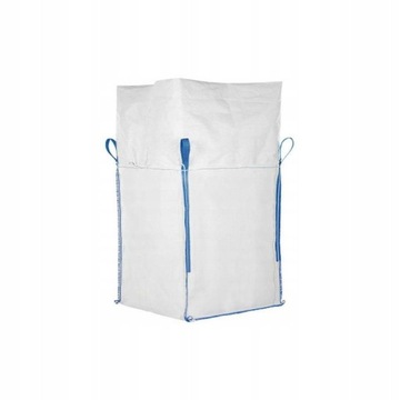 WOREK 90x90x120 BIG BAG NA GRUZ PIASEK FARTUCH PŁASKIE DNO MOCNE 1000kg