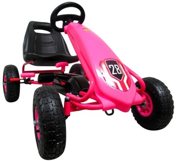 GOKART G4p С ПЕДАЛЬЮ, НАКАЧЕННЫЕ КОЛЕСА, РУЧНОЙ ТОРМОЗ