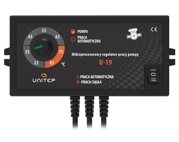 Regulator U-19 sterownik pracy pompy C.O. POMPA polski UNITEP