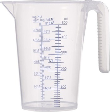 Miarka polietylen poj. 3 l przezroczysta PRESSOL