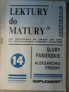 Lektury do matury 14 - Śluby panieńskie Aleksandra Fredry
