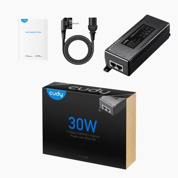 Zasilacz injector PoE+ 30W 2,5Gbps Cudy POE500