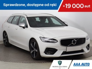 Volvo V90 II Kombi 2.0 D4 190KM 2019 Volvo V90 D4, 187 KM, Automat, VAT 23%, Skóra