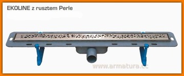 Odpływ Liniowy 800mm Rawiplast Ekoline ruszt Perle