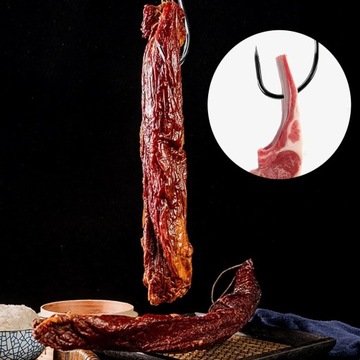 КРЮЧКИ ДЛЯ КОПТЕНИЯ КРЮЧКИ ДЛЯ КОПТЕНИЯ МЯСА, НЕРЖАВЕЮЩАЯ СТАЛЬ, БОЛЬШИЕ, 15 шт.