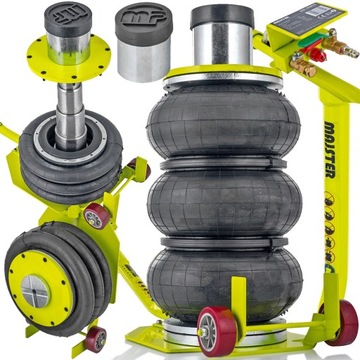 ПНЕВМАТИЧЕСКИЙ АВТОПОДЪЕМНИК СНЕГОВИК 3.5Т 135-430мм крестовина Majster mp