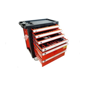 Шкаф для инструментов с 6 ящиками и 263 аксессуарами ELE.